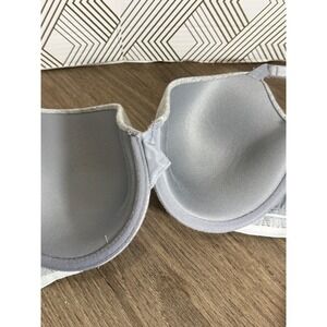 Victorias Secret T-Shirt Lightly Lined Demi Bra NEW Gray Logo Band 36C NWT